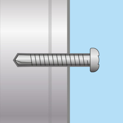 Önfúró laposfejű lemezcsavar - 4,2 x 19 mm - 60 db / csomag - Image 2