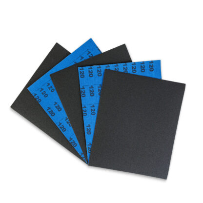 Csiszolóvászon - 120-as - kék - 230 x 280 mm - 5 db / csomag - Image 2