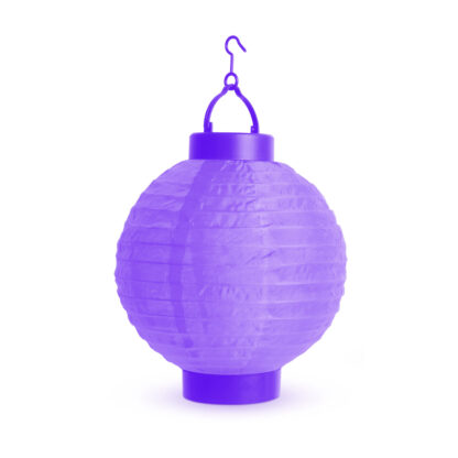 LED-es lampion - 1 LED - lila - 2 x AAA - Image 2