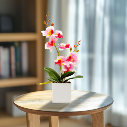 Műnövény dekoráció - orchidea - 3 féle - 37 cm - Image 2