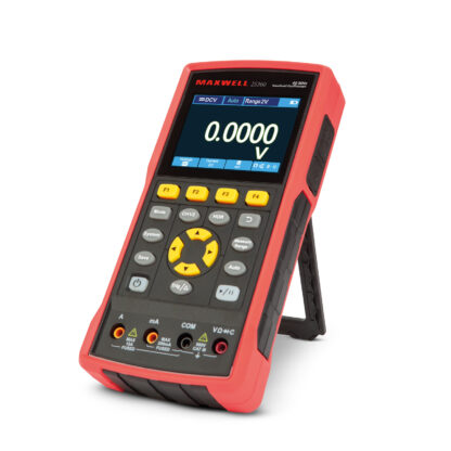 Kézi oszcilloszkóp - akkumulátoros - 3.5" színes LCD - AC/DC, 400V, 40MHz, 2 csatorna, 8K/4K - Image 2