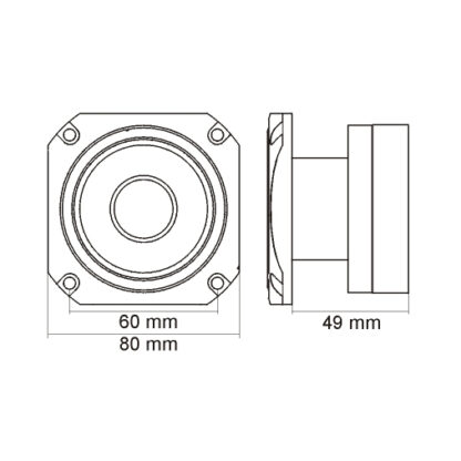 Dome - 1" - 100 / 200 W • 8 ohm - Image 2