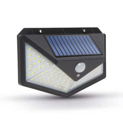 Mozgásérzékelős szolár reflektor - fali - 136 LED - Image 2