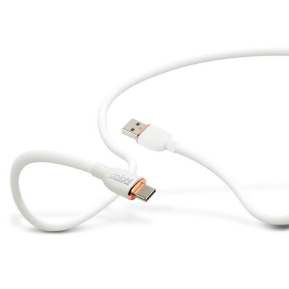 Adatkábel - Type-C / USB-A - fehér - 1 m - 2.4A - 12 W - Image 2