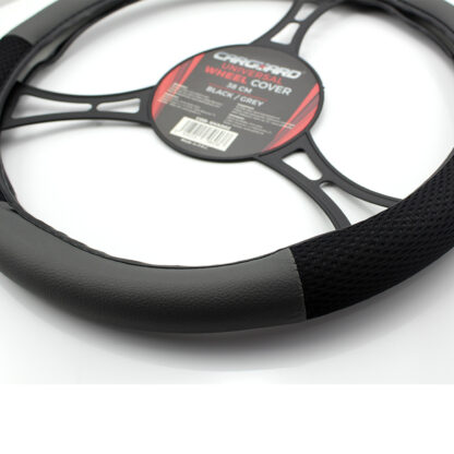 Kormányvédő - 38 cm - HVA002 - Szürke / Fekete - Image 2