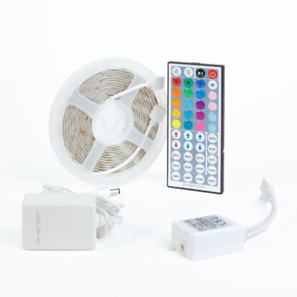 RGB LED szalag - 3 m - IP65 - 220-240V - 5050 SMD - 30 LED/m - 7,2W/m - Image 2