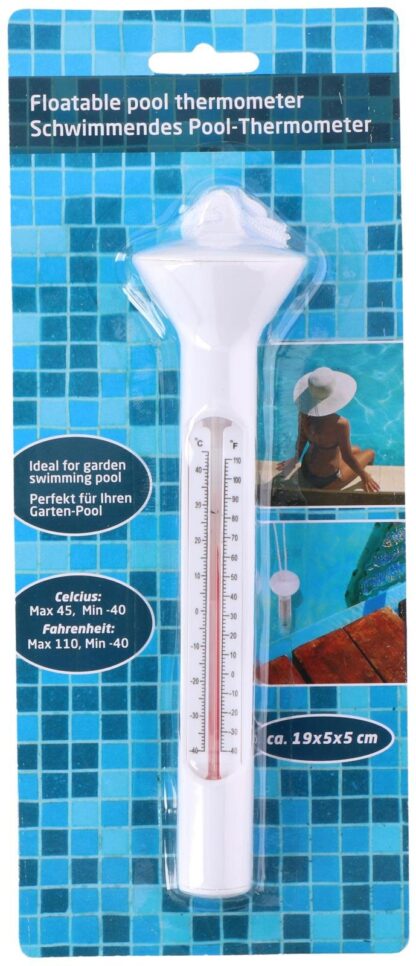 Medence hőmérő – 19 x 5 cm – Fehér - Image 2