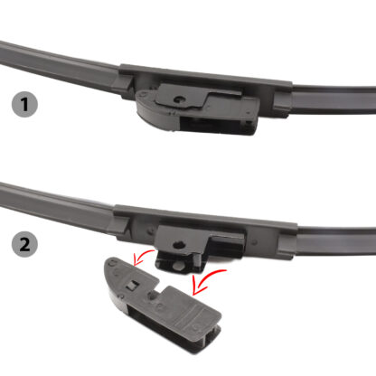 Ablaktörlő 14"/35 cm - 10 db adapterrel - Image 2