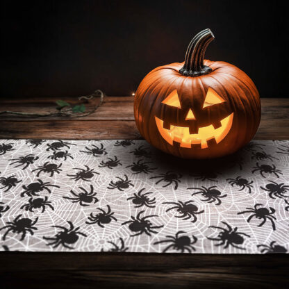 Asztalterítő futó - halloween-i motívumokkal - 180 x 28 cm - Image 2