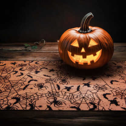 Asztalterítő futó - halloween-i motívumokkal - 180 x 28 cm - Image 2