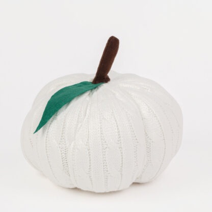 Halloween-i tök dekoráció - fehér - 20 cm - Image 2