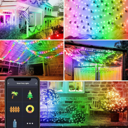 Smart fényfüzér - USB - 33 RGB LED - 5 m - Bluetooth - Image 2