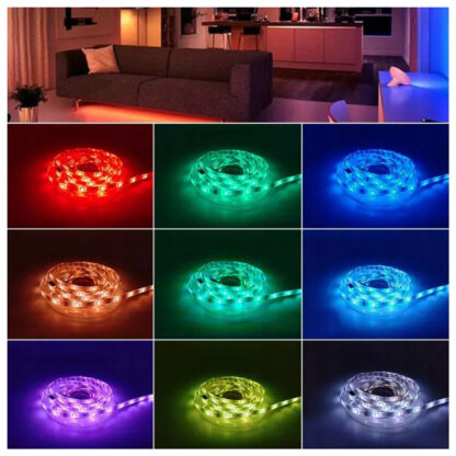 RGB LED szalag - 5 m - 60 LED / m - IP65 - Image 2