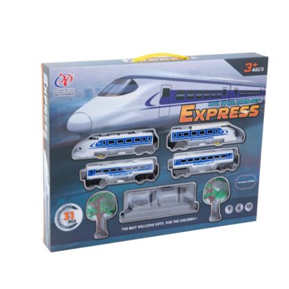 Express kisvasút - vasútállomással - elemes - 5 féle pálya - Image 2