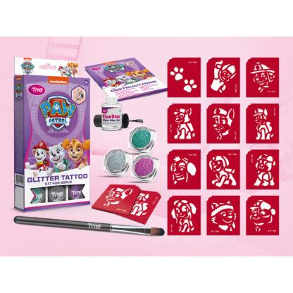 Paw Patrol lányos csillámtetoválás szett - Image 2