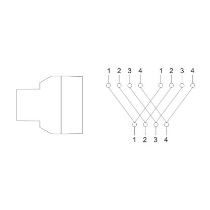 6P4C Y elosztó - Image 3