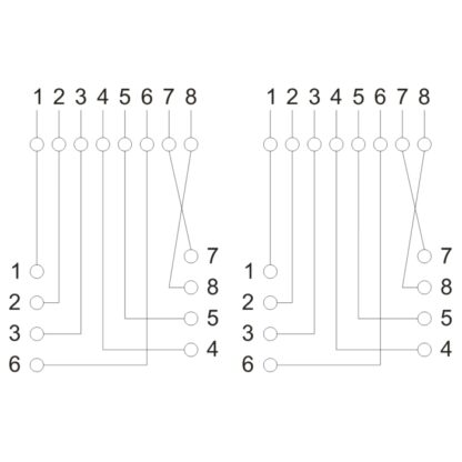 Fali aljzat - dupla, 8P8C UTP Cat.5 - Image 3