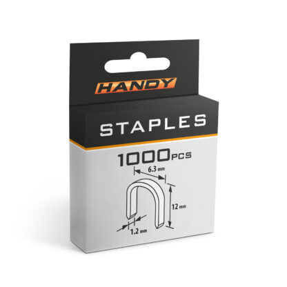 Tűzőkapocs - 1,2 x 6,3 x 12 mm - 1000 db - Image 3