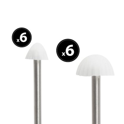 LED-es szolár lámpa - 12 db mini gomba - melegfehér - 28,5 cm x 4 m - Image 3