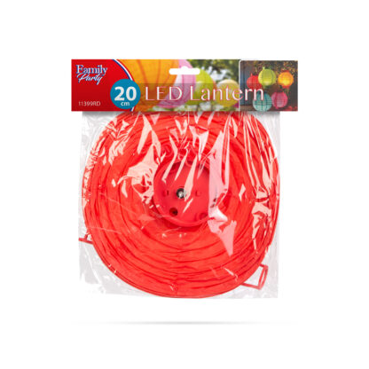 LED-es lampion - 1 LED - piros - 2 x AAA - Image 3