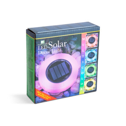 LED-es leszúrható szolár lámpa - kör alakú - RGB színes LED - 105 x 128 mm - Image 3