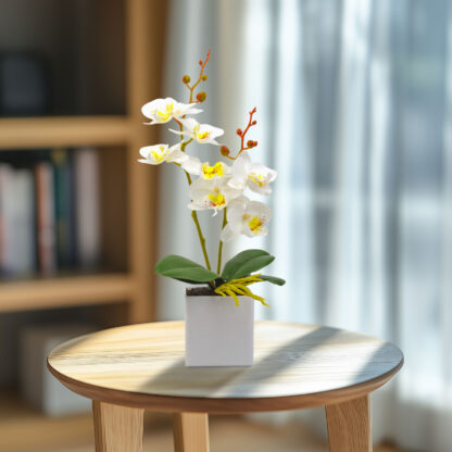 Műnövény dekoráció - orchidea - 3 féle - 37 cm - Image 3