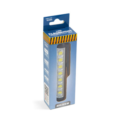 LED-es zseblámpa - munkalámpa móddal - 400 mAh akkumulátor - XPE + SMD LED - 500 lm - IP55 - ezüst - Image 3