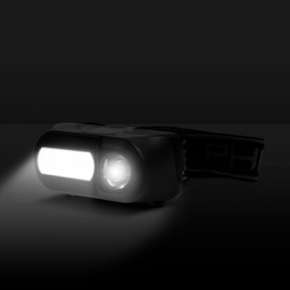 COB+XPE LED-es fejlámpa - fehér/piros LED - mozgásérzékelővel - akkumulátorral - Image 3