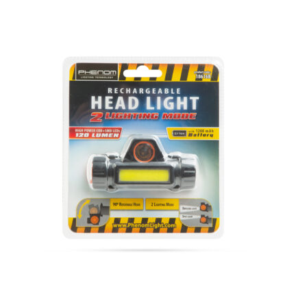 COB+SMD LED-es fejlámpa - akkumulátorral - Image 3
