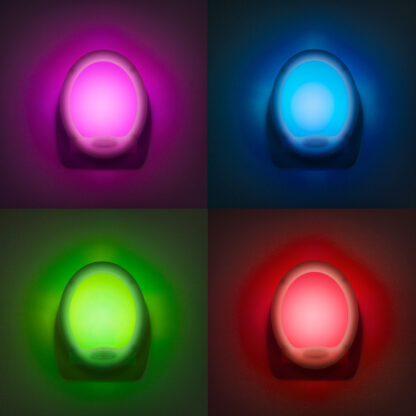 LED éjszakai fény, színváltós - Premium "Smooth" - 7 LED - Image 3