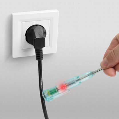 Fázisceruza - érintésmentes funkcióval - piros LED-del - 70 - 250 V AC - elemes - Image 3