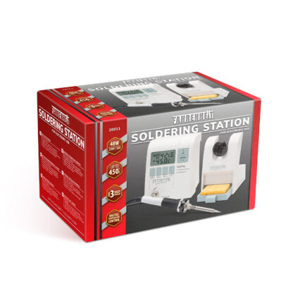 Digitális forrasztóállomás - 230V • 48W - 150 - 450°C - Image 3