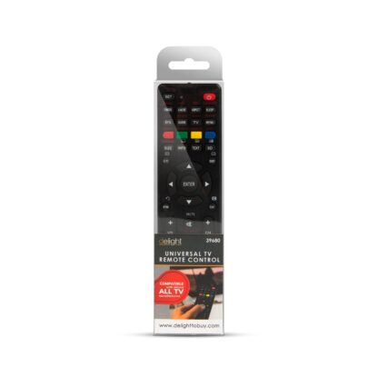 Univerzális TV távirányító - 250+ típushoz - fekete - 2 x AAA - Image 3