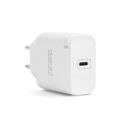 Adapter - Type-C - gyorstöltő, PD20W - fehér - Image 3