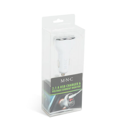 Autós szivargyújtó adapter - 2 x USB - fehér - Image 3