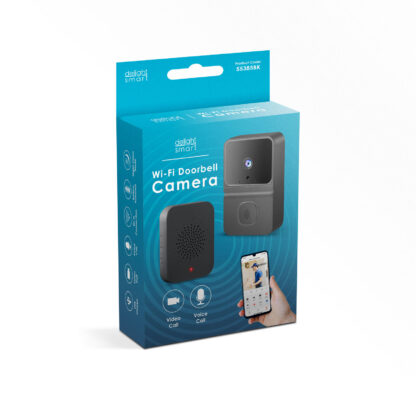 Smart videó kaputelefon szett - Wi-Fi-s, akkumulátoros - HD - fekete - Image 3