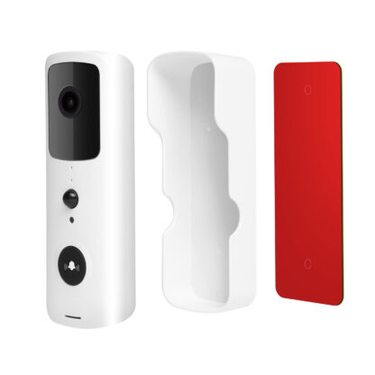 Smart Wi-Fi-s videó kaputelefon szett - akkumulátoros - MicroSD, FHD, PIR - fehér - Image 3