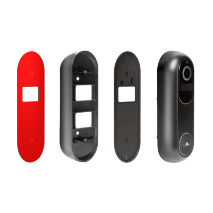 Smart Wi-Fi-s videó kaputelefon - akkumulátoros, 12V - MicroSD, FHD, PIR - fekete - Image 3