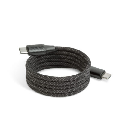 Adatkábel - Type-C / Type-C - mágneses - fekete - 1m - 3A - 60W - Image 3