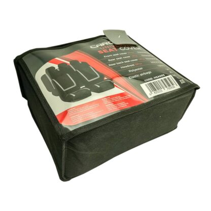 Autós üléshuzat szett - szürke / fekete - 9 db-os - HSA003 - Image 3