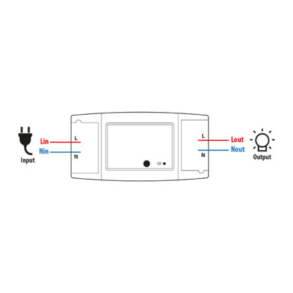Smart Wi-Fi-s rejtett kapcsoló - 90-250V, 16A - Amazon Alexa, Google Home, IFTTT kompatibilitás - Image 3