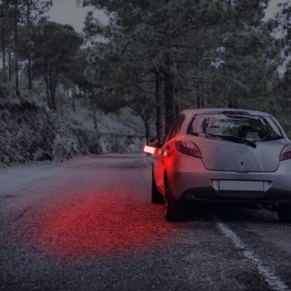 Elakadásjelző lámpa - mágneses - 6 piros LED - elemes - Image 3