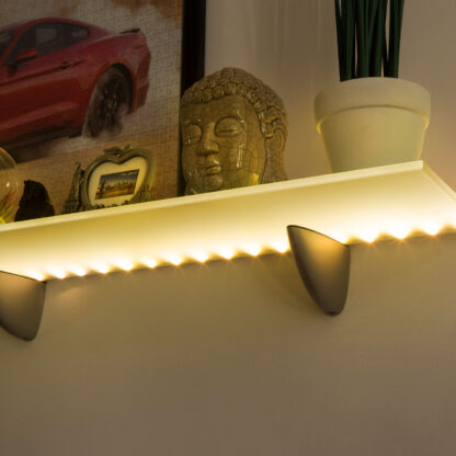 LED szalag - melegfehér - 1 m - 3 x AA elemes - Image 3