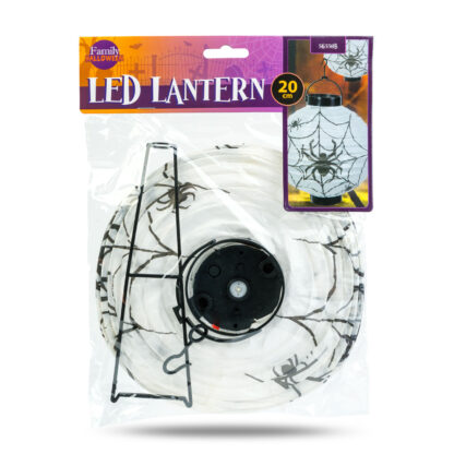 Lampion - LED-es pókháló - 2 x AAA - 20 cm - Image 3