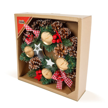 Adventi dekoráció - gyertyatartóval - 30 cm - Image 3