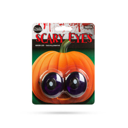 Halloween-i ijesztő szempár - zöld LED-es - elemes - Image 3