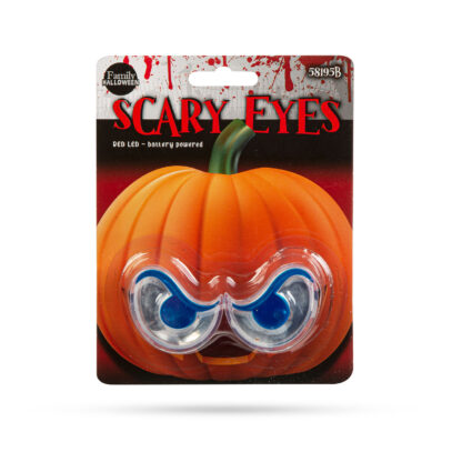 Halloween-i ijesztő szempár - piros LED-es - elemes - Image 3