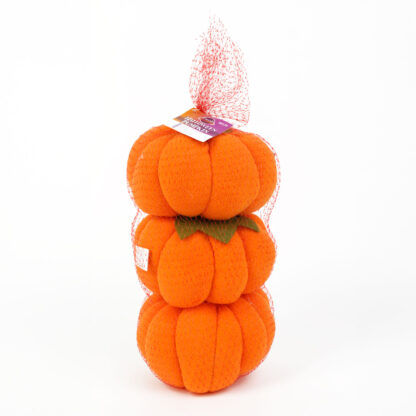 Halloween-i tök dekoráció - 13 x 13 x 14 cm - 3 db / csomag - Image 3