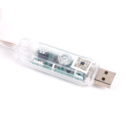 Smart fényfüzér - USB - 33 db RGBIC LED - 5 m - Bluetooth + zene mód - IP65 - Image 3