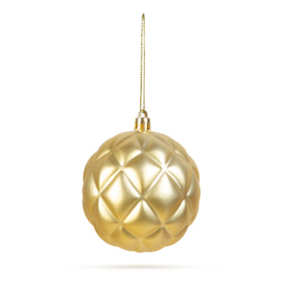 Karácsonyfadísz szett - gömbdísz - arany - 6 db / csomag - Image 3